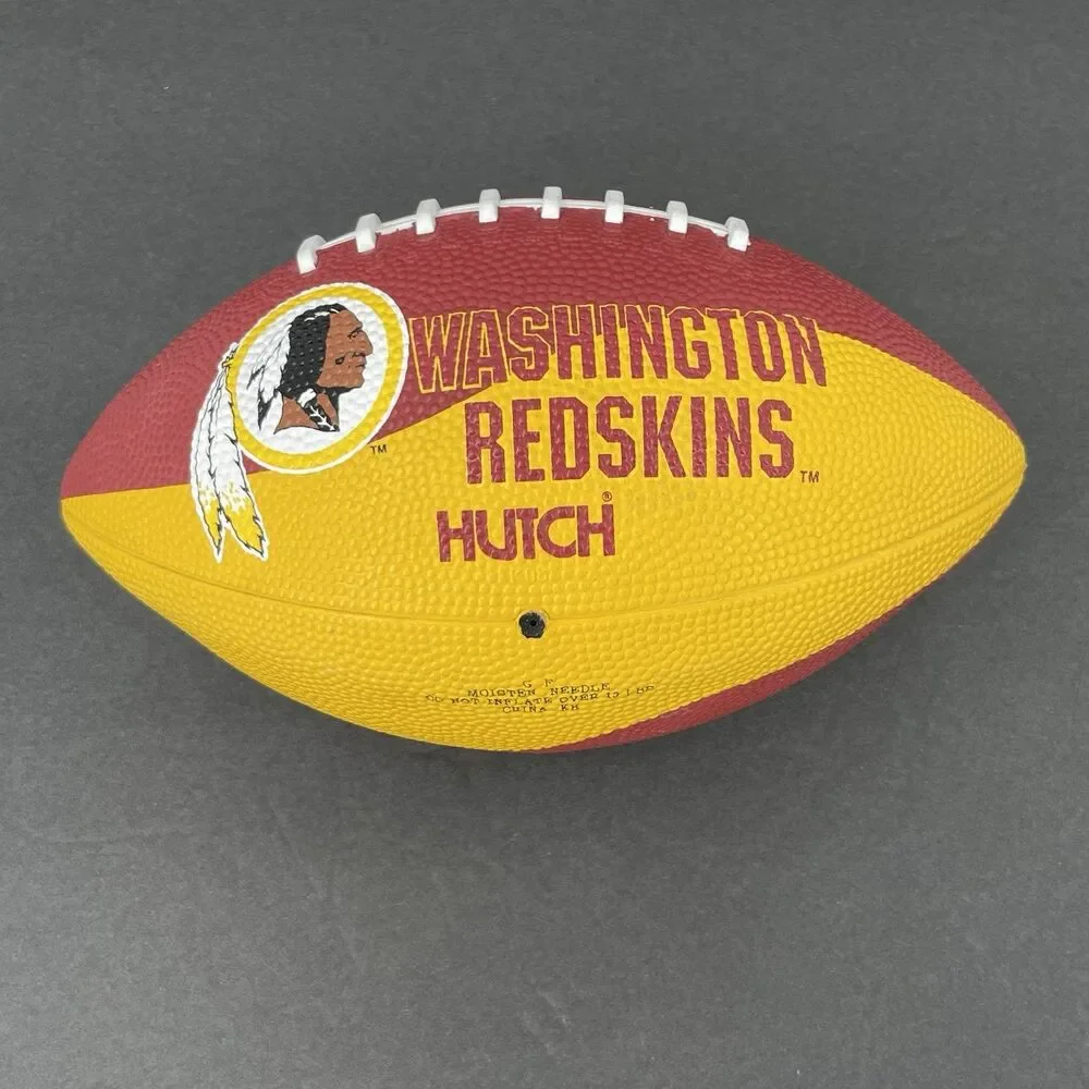 Washington Redskins Hutch Junior Football Red Yellow Rubber NFL 12
